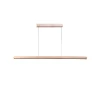 Freya CCT LED Pendant Light - Small Natural/Walnut