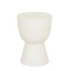 Granada Goblet Side Table - White Fleck