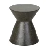 Granada Hourglass Side Table - Black Fleck