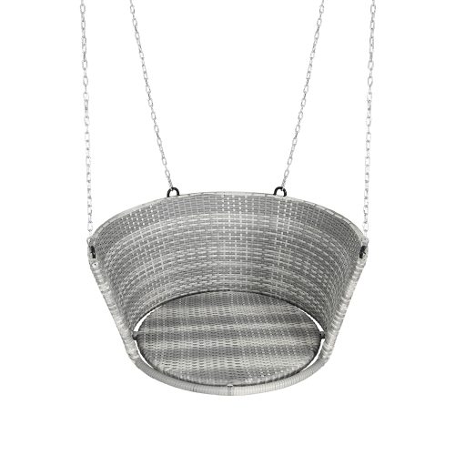 Grey outdoor swing chair