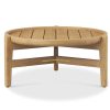 Kingscliff Outdoor Round Coffee Table – Low – 60cm
