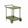 Lagoon Bar Trolley - Khaki Powdercoat