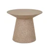 Livorno Round Side Table - Terracotta Speckle