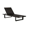 Pier Sleigh Sunbed - Black - Black