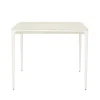 Portsea Classic Square Dining Table - White Stone - White