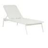 Portsea Classic Sunbed - White - White