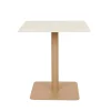 Portsea Loft Dining Table - White Stone - Natural Aluminium