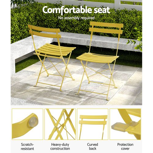 Small balcony table set
