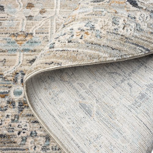 Stylish taupe rug