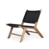 Zen Accent Chair – Black (Close Weave)