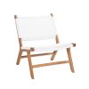 Zen Accent Chair – White (Close Weave)
