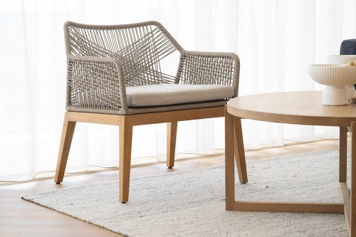 light grey dining chair