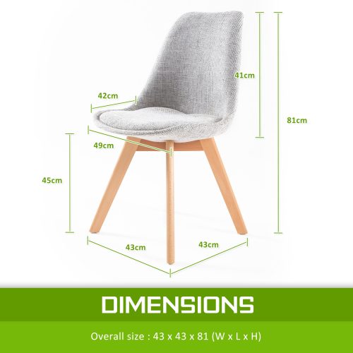 2 piece dining chair set