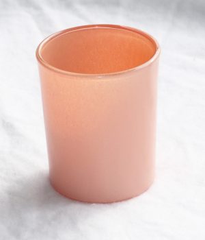 20 Pack Champagne Pale Pink Glass Votive Tealight Candle Holders
