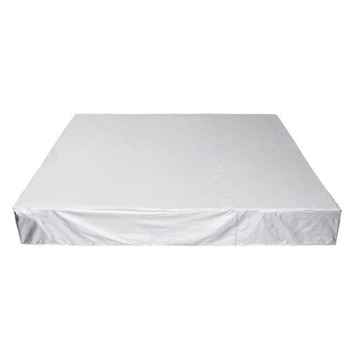 240x240x85cm Waterproof Dustproof Cover for Bathtub Pool Table & Chair - Protects from Falling Leaves - Silver