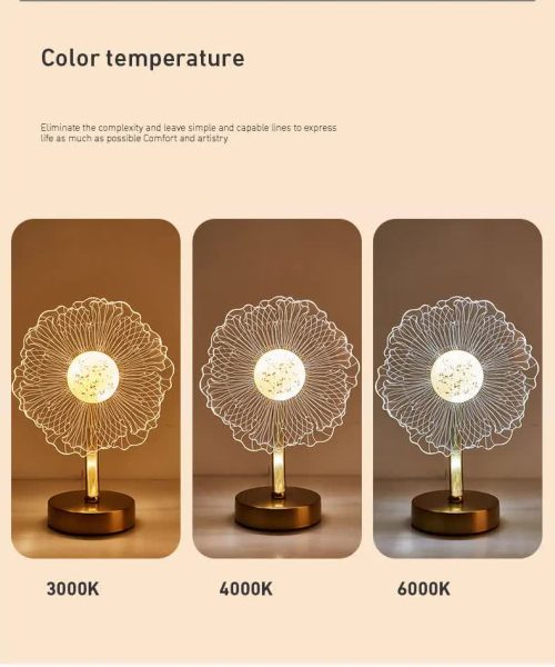 3-color temperature table light