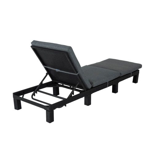 Black Garden Sunbed