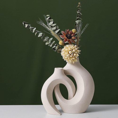 Decorative White Vases