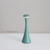 Green Modern Minimalist LED Mushroom Lamp - Touch Control Rechargeable Night Light