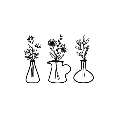 Iron Wall Vase Decoration