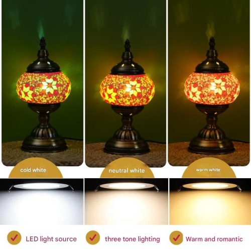 Moroccan mosaic lamp