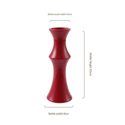 Small Red Decorative Vase