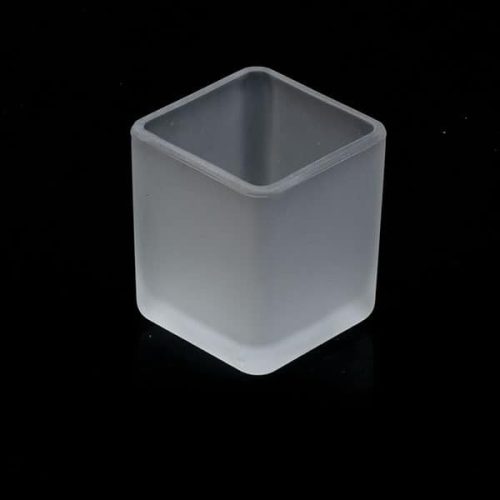 Square Glass Candle Cups