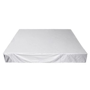 Waterproof Dustproof Protection Cover for Bathtub Pool Table & Chair - 231x231x30cm - Silver