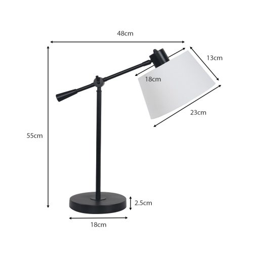 adjustable black lamp
