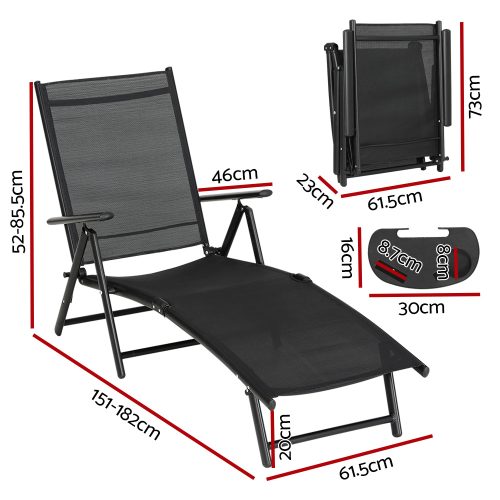aluminium beach chair