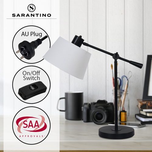 black accent lamp