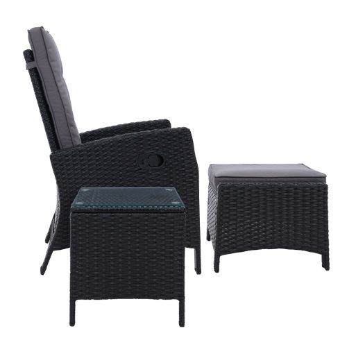 black rattan furniture