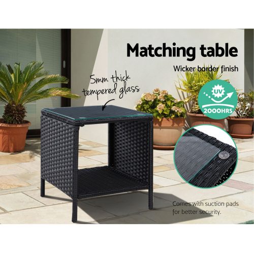 black rattan furnitures