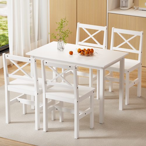 compact 4 seater table set