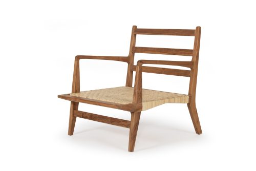 cushioned armchair