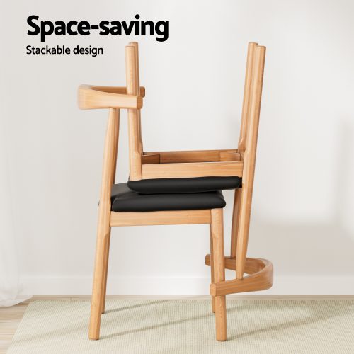 durable rubber wood chairs