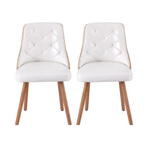 faux leather dining chairs