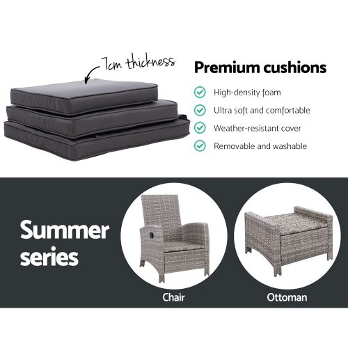 garden recliner seat