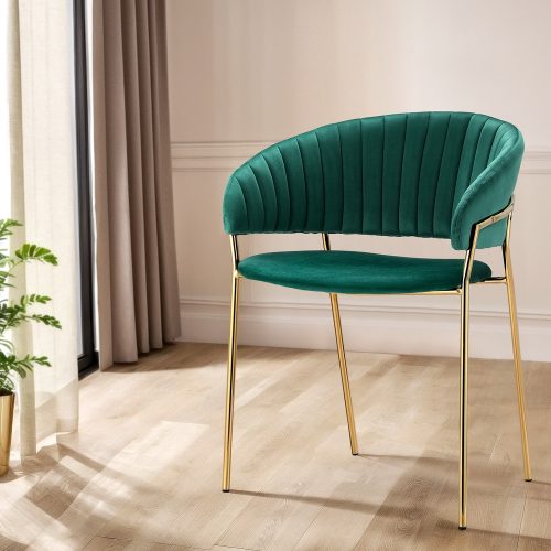 green dining chairs set
