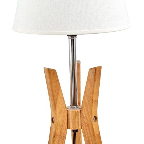linen shade table light