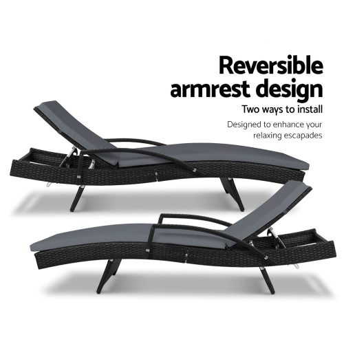 luxury outdoor lounger
