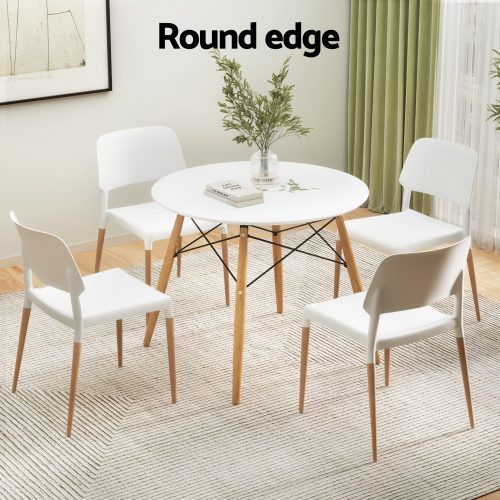 modern round dining table