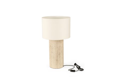 modern travertine lighting