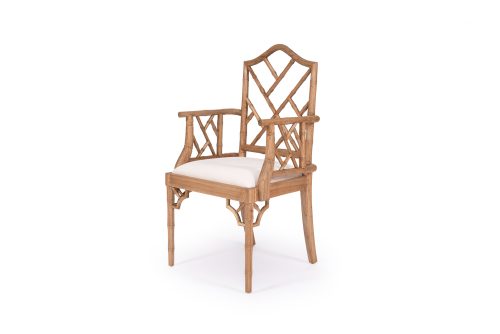 oak wood armchair