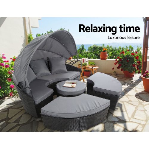 rattan day bed