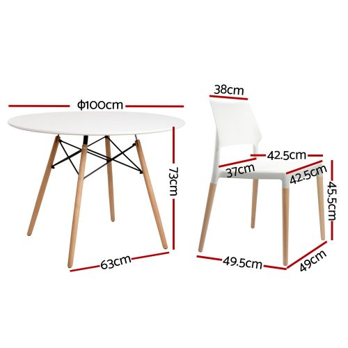 round dining table set