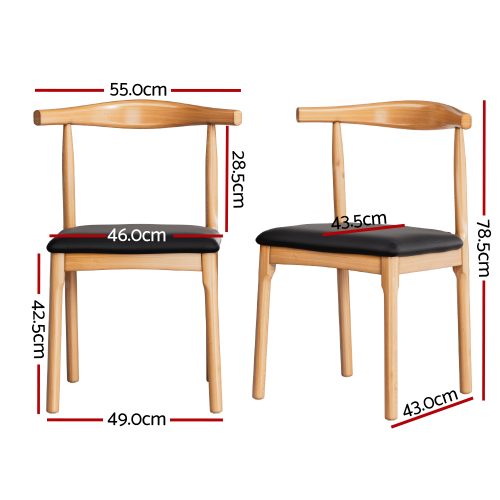rubber wood chairs