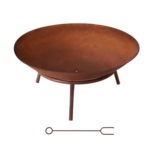 rustic outdoor fire pit