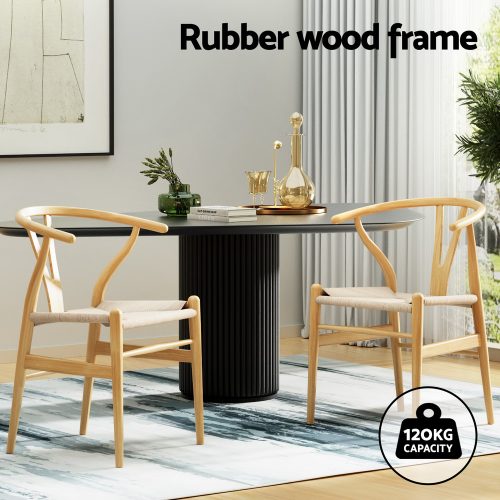 set of 2 dining chairs