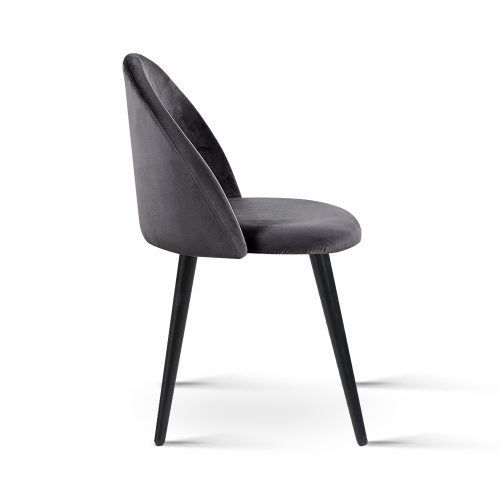 solid velvet chairs
